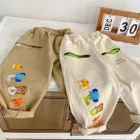 Girl'S Boy'S Cute Animal Cartoon Letter Embroidery Cotton main image 1
