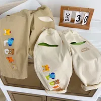 Girl'S Boy'S Cute Animal Cartoon Letter Embroidery Cotton main image 6