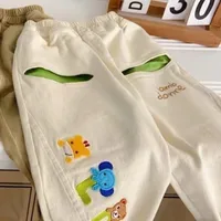 Girl'S Boy'S Cute Animal Cartoon Letter Embroidery Cotton sku image 1