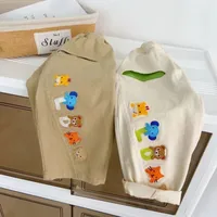 Girl'S Boy'S Cute Animal Cartoon Letter Embroidery Cotton main image 3