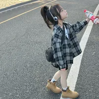 Girl'S Classic Style Checkered Cotton sku image 2