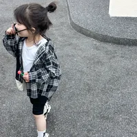 Girl'S Classic Style Checkered Cotton main image 3
