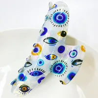 Women's Classic Style Commute Cool Style Devil's Eye PVC Hollow Out Hair Claws main image 3