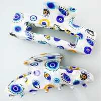 Women's Classic Style Commute Cool Style Devil's Eye PVC Hollow Out Hair Claws main image 2