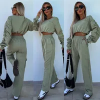 Casual Daily Women's Sexy Simple Style Solid Color Cotton Blend Pants Sets Shorts Sets main image 2