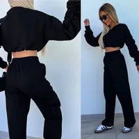 Casual Daily Women's Sexy Simple Style Solid Color Cotton Blend Pants Sets Shorts Sets main image 5