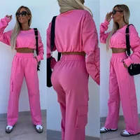 Casual Daily Women's Sexy Simple Style Solid Color Cotton Blend Pants Sets Shorts Sets main image 3