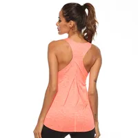 Women's Basic Sports Solid Color Polyester Strap Active Tops Racerback Tank Tops main image 5