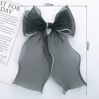 Sweet Bow Knot Polyester Ribbon Jewelry Accessories sku image 2