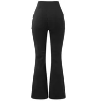 Basic Solid Color Twilled Satin Active Bottoms Leggings main image 4