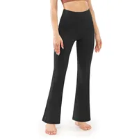 Basic Solid Color Twilled Satin Active Bottoms Leggings main image 3