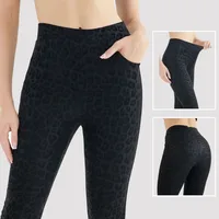 Simple Style Leopard Pu Polyester Active Bottoms Leggings main image 1
