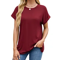 Women's T-shirt Short Sleeve T-Shirts Casual Elegant Streetwear Solid Color main image 3