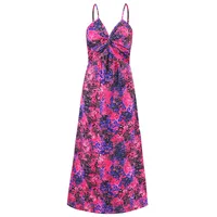 Women's A- Line Skirt Casual Elegant Streetwear Strap Contrast Binding Sleeveless Floral Maxi Long Dress Holiday Daily Selfie main image 5