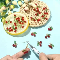 Cute Cherry Glass Jewelry Accessories main image 5