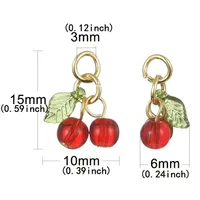 Cute Cherry Glass Jewelry Accessories main image 2