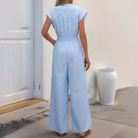 Women's Daily Casual Stripe Jumpsuits main image 2