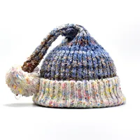 Women's Streetwear Color Block Eaveless Wool Cap sku image 1