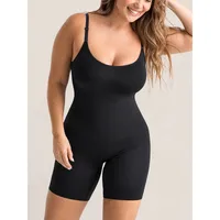 Solid Color Butt Lift Tummy Control Seamless Shaping Underwear main image 2