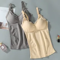 Solid Color Vest Breastfeeding Nursing Bras main image 5