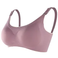 Solid Color Wireless Bra Breastfeeding Nursing Bras sku image 4