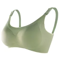 Solid Color Wireless Bra Breastfeeding Nursing Bras sku image 19