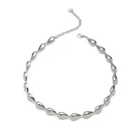 Simple Style Commute Water Droplets 304 Stainless Steel Women's Choker sku image 2