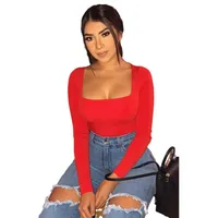 Women's T-shirt Long Sleeve T-Shirts Casual Elegant Streetwear Solid Color main image 5