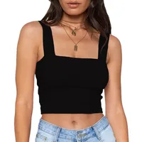 Women's Vest Tank Tops Elegant Preppy Style Solid Color main image 4