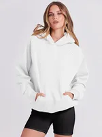 Y2K Autumn And Winter    Women's Clothing  New Hooded Sweatshirt Sweater Top For Women sku image 1