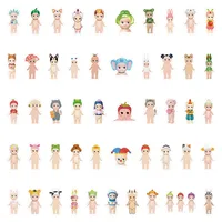 1 Set Cartoon Character Learning PVC Self-adhesive Cute Stickers main image 4