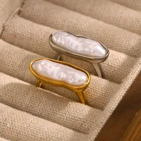 Casual Vintage Style Geometric 304 Stainless Steel 18K Gold Plated Women's Rings main image 4