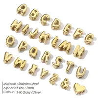 Simple Style Letter 316 Stainless Steel  14K Gold Plated Jewelry Accessories main image 2