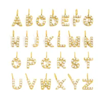 Simple Style Classic Style Letter Titanium Steel Plating Imitation Pearl Jewelry Accessories main image 3
