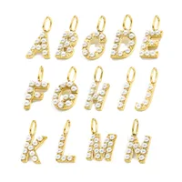 Simple Style Classic Style Letter Titanium Steel Plating Imitation Pearl Jewelry Accessories main image 4