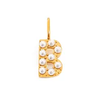 Simple Style Classic Style Letter Titanium Steel Plating Imitation Pearl Jewelry Accessories sku image 54