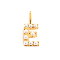 Simple Style Classic Style Letter Titanium Steel Plating Imitation Pearl Jewelry Accessories sku image 57