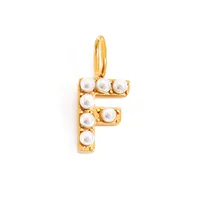 Simple Style Classic Style Letter Titanium Steel Plating Imitation Pearl Jewelry Accessories sku image 58