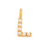Simple Style Classic Style Letter Titanium Steel Plating Imitation Pearl Jewelry Accessories sku image 64