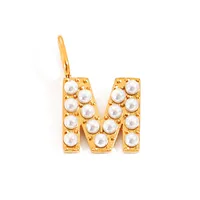 Simple Style Classic Style Letter Titanium Steel Plating Imitation Pearl Jewelry Accessories sku image 65