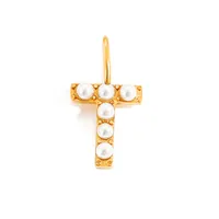 Simple Style Classic Style Letter Titanium Steel Plating Imitation Pearl Jewelry Accessories sku image 72