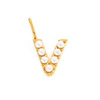 Simple Style Classic Style Letter Titanium Steel Plating Imitation Pearl Jewelry Accessories sku image 74