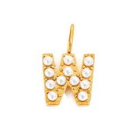 Simple Style Classic Style Letter Titanium Steel Plating Imitation Pearl Jewelry Accessories sku image 75