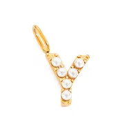 Simple Style Classic Style Letter Titanium Steel Plating Imitation Pearl Jewelry Accessories sku image 77