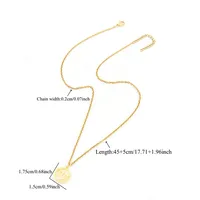 Elegant Simple Style Classic Style Round Constellation 201 Stainless Steel Copper Hollow Out Women's Pendant Necklace main image 2