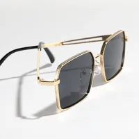 Vacation Simple Style Color Block Ac Square Full Frame Glasses main image 3