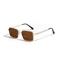 Vacation Simple Style Color Block Ac Square Full Frame Glasses main image 4