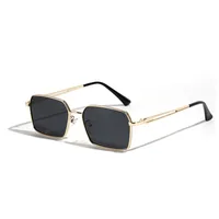 Vacation Simple Style Color Block Ac Square Full Frame Glasses sku image 1