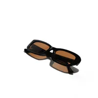 Vacation Simple Style Solid Color Ac Square Full Frame Glasses main image 4