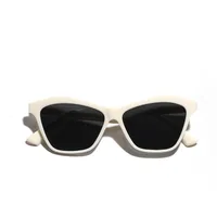 Vacation Classic Style Solid Color Ac Cat Eye Full Frame Glasses sku image 5